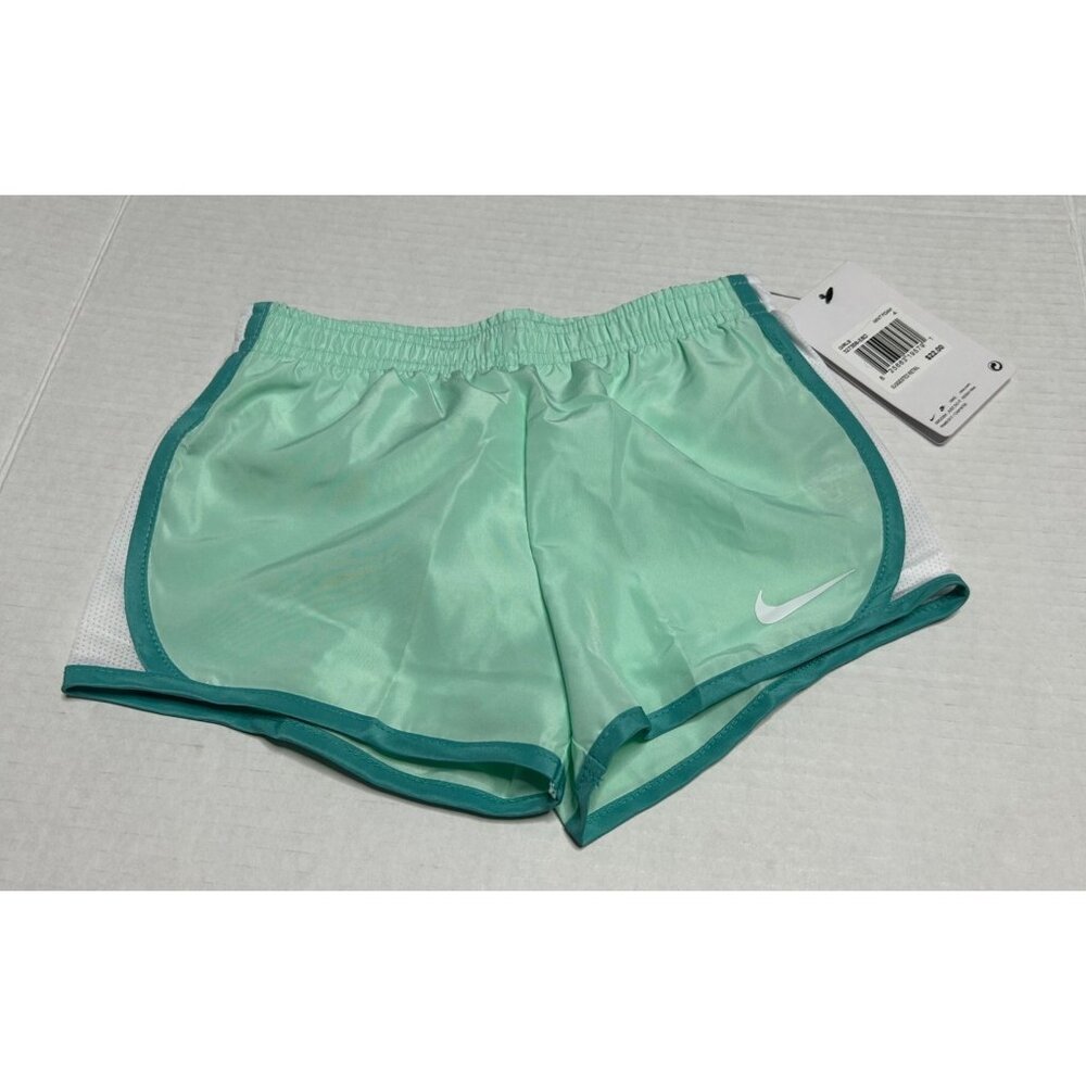 Nike Toddler Girls XS 4 Dry Tempo Dri Fit Shorts Aqua Turquoise Toddler Athletic